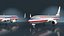 American Airlines Boeing 737-900 ER with Cabin and Doors 3D model