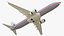 American Airlines Boeing 737-900 ER with Cabin and Doors 3D model