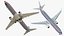 American Airlines Boeing 737-900 ER with Cabin and Doors 3D model