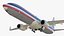 American Airlines Boeing 737-900 ER with Cabin and Doors 3D model