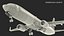 American Airlines Boeing 737-900 ER with Cabin and Doors 3D model