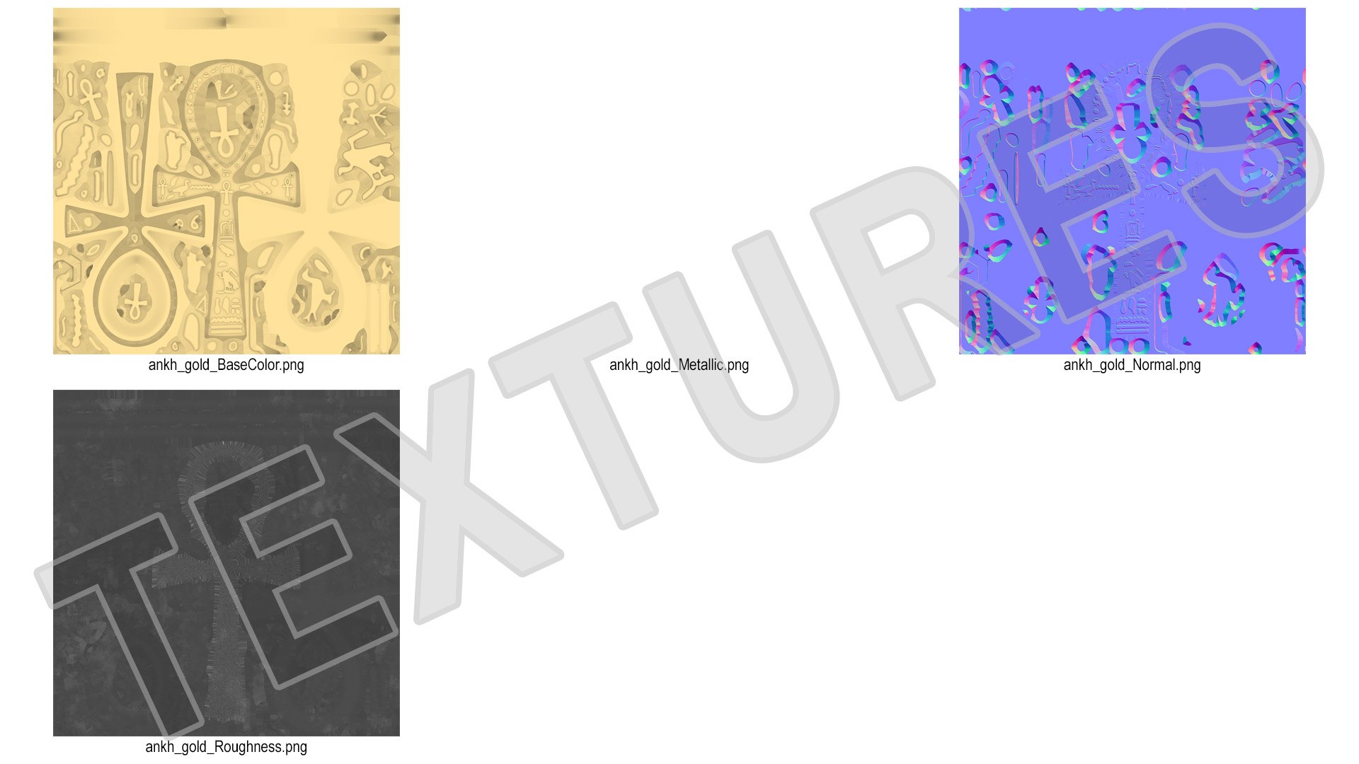 Golden Ankh 3D Model - TurboSquid 2340141