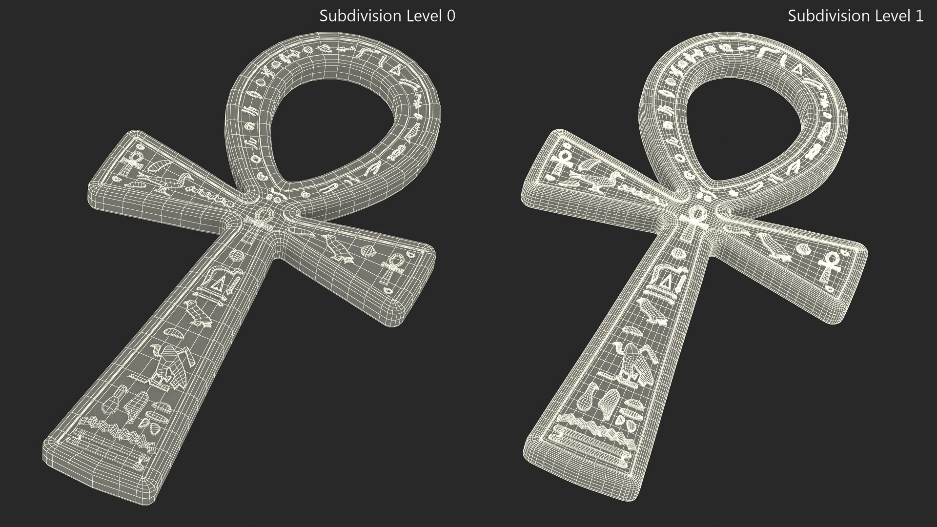 Golden Ankh 3D Model - TurboSquid 2340141