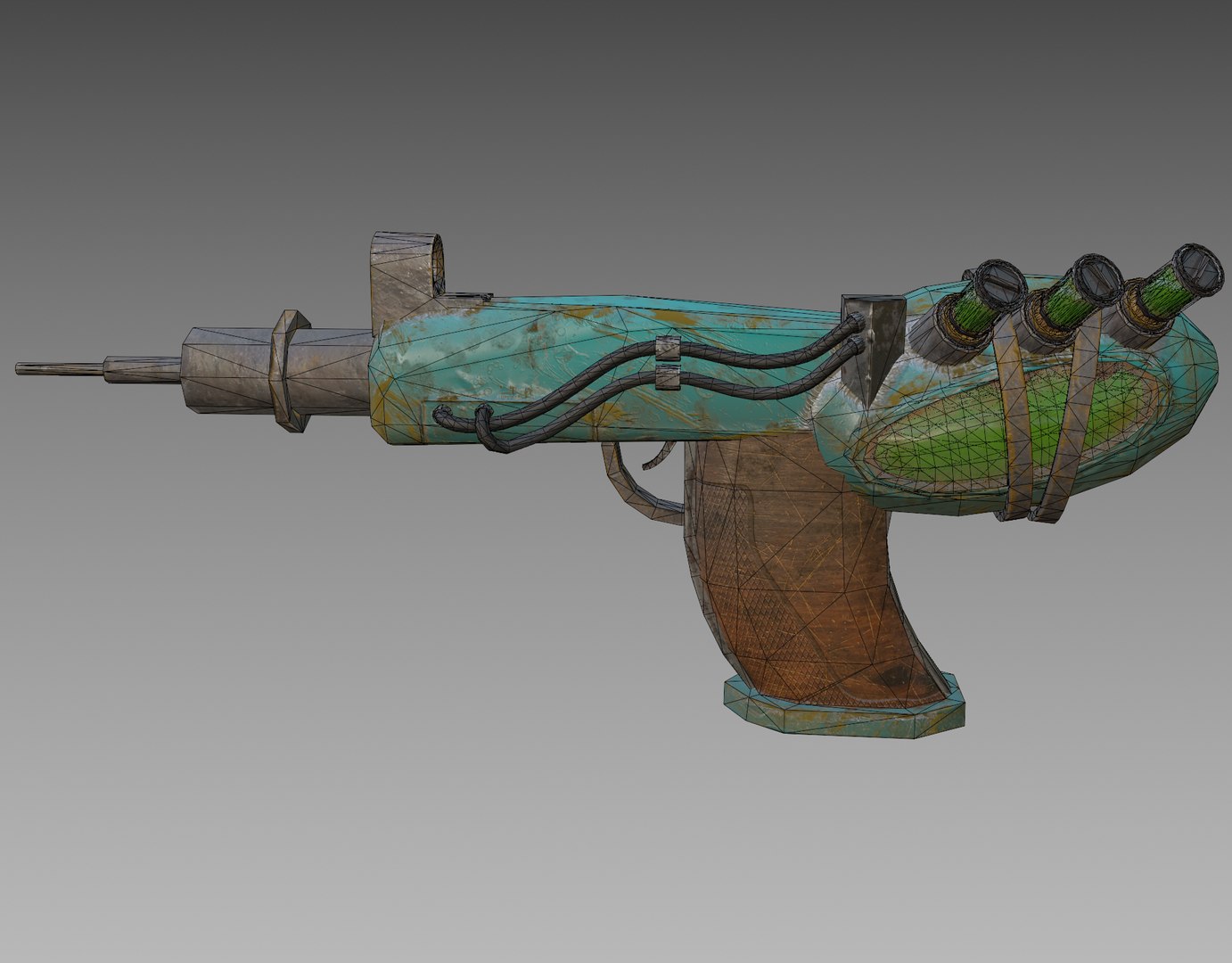 3D Post Apocalyptic Gun Pbr Low-poly Game Ready 3d Model - TurboSquid  1753070