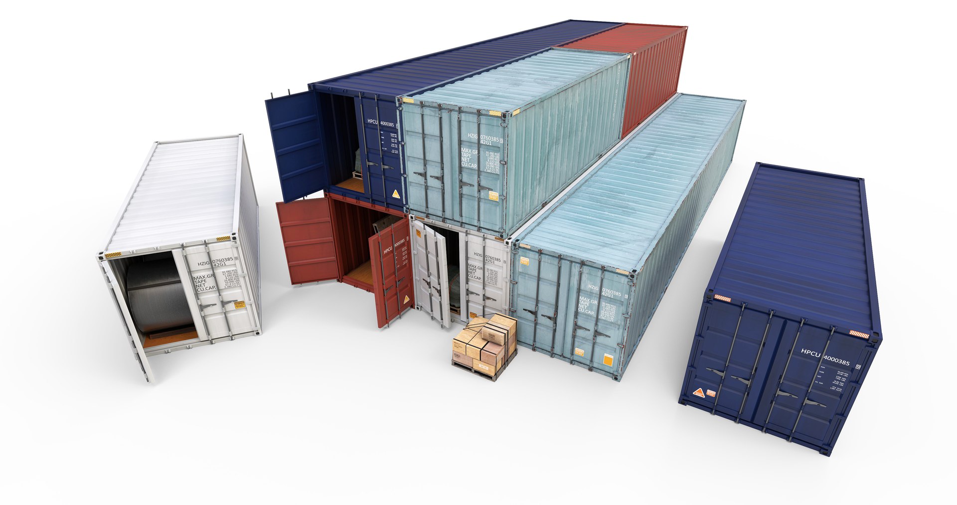 Standard Container Model - TurboSquid 2189096