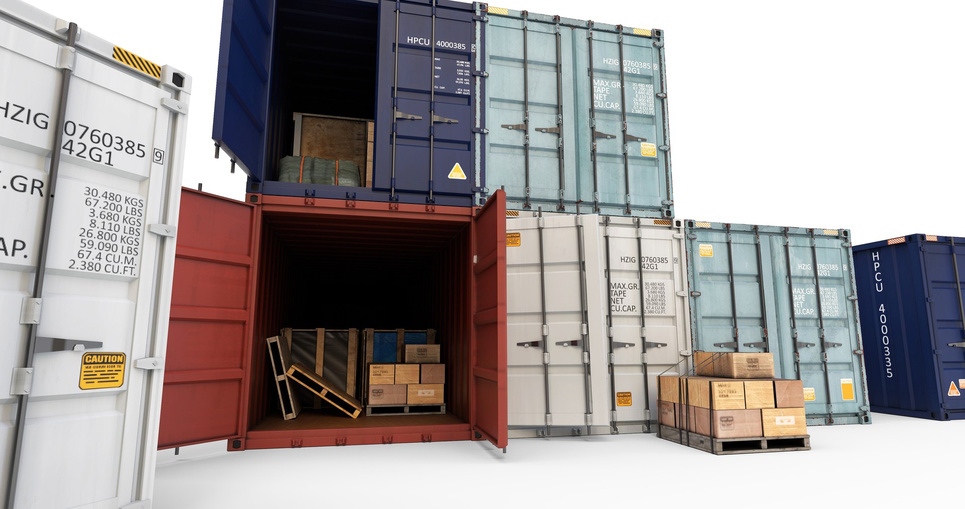Standard Container Model - TurboSquid 2189096