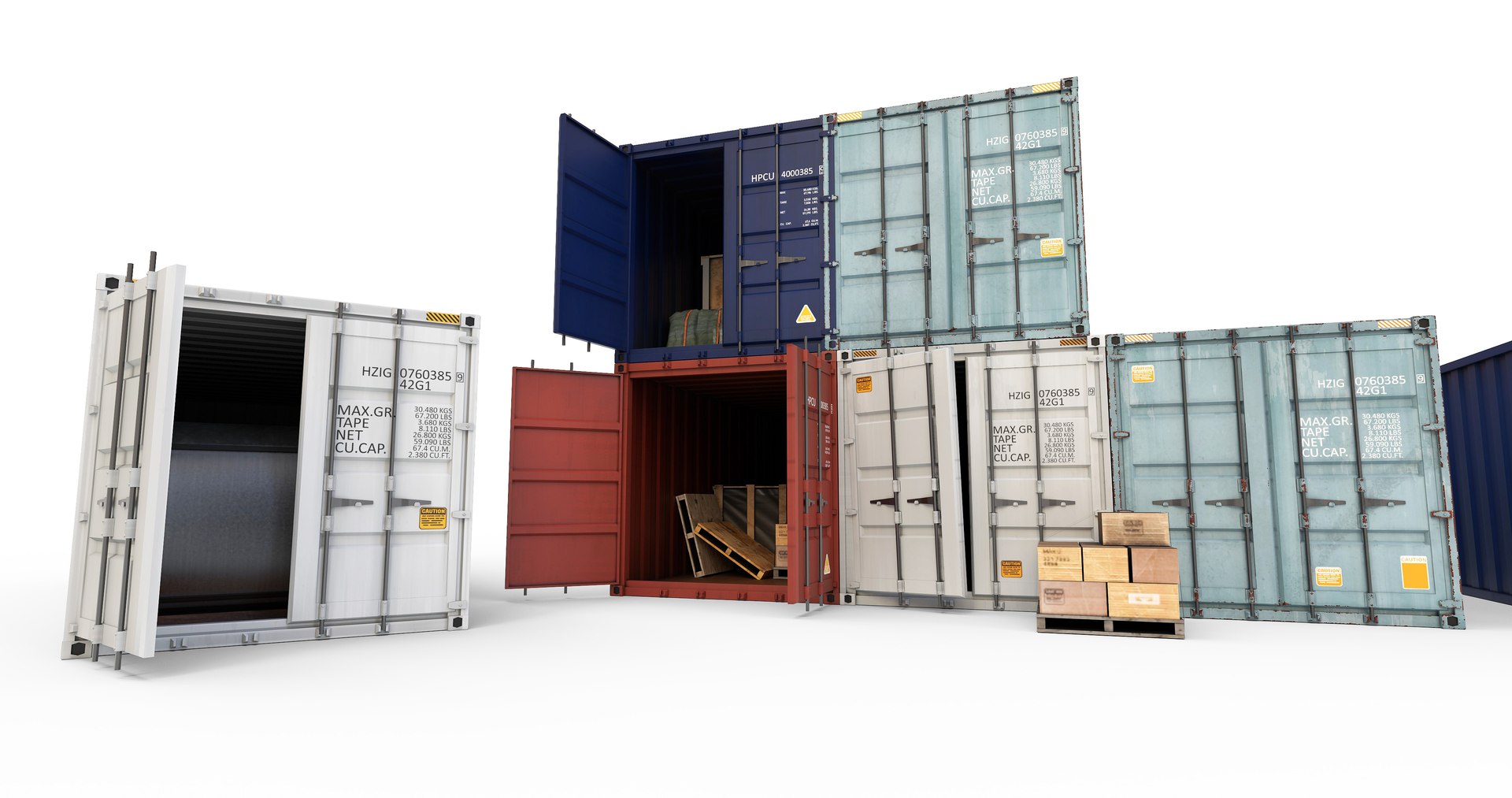Standard Container Model - TurboSquid 2189096