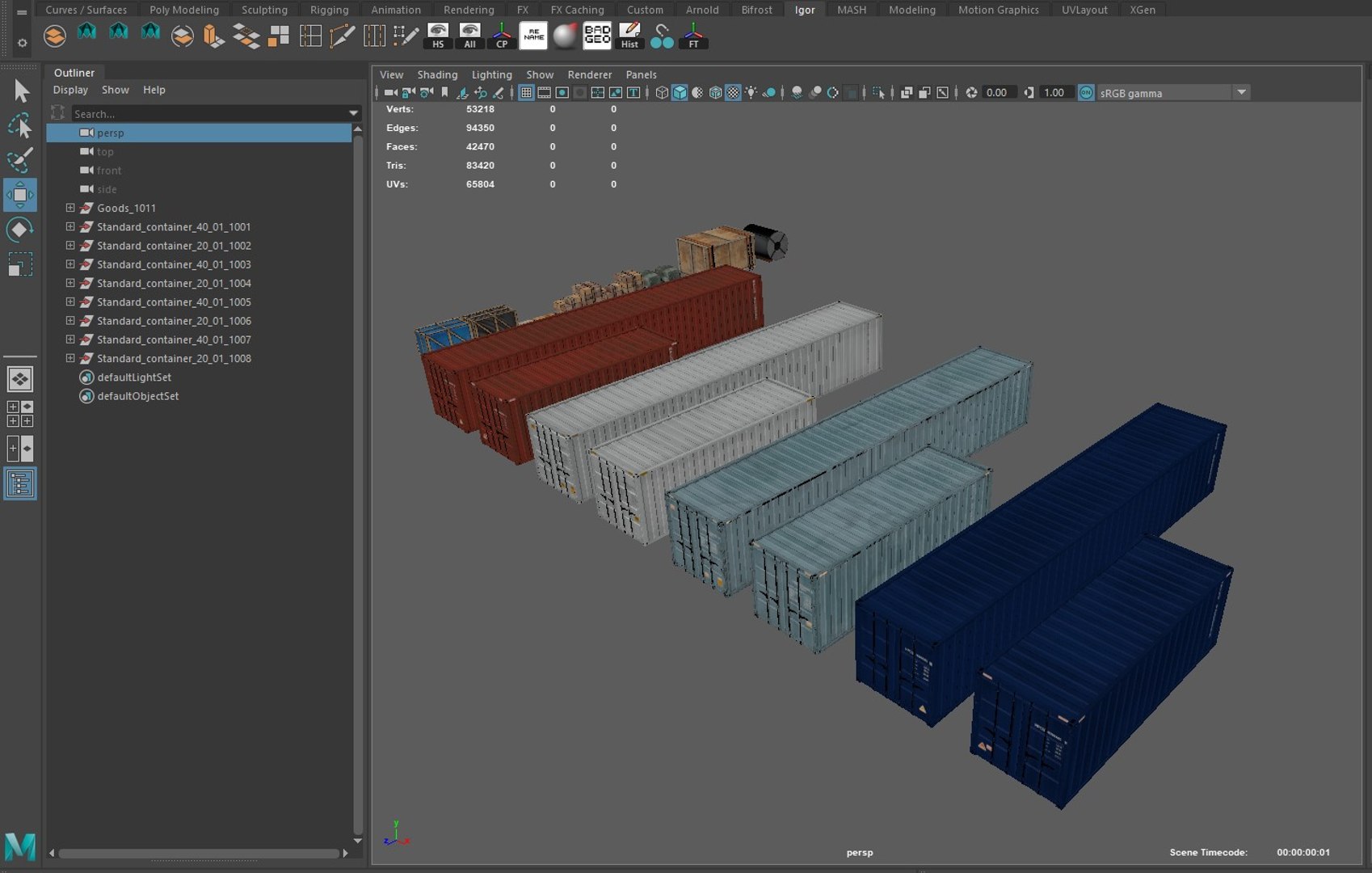 Standard Container Model - TurboSquid 2189096