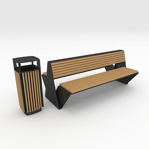 Bench Park 28 model