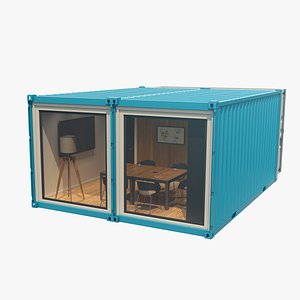 3D Office Space Container model