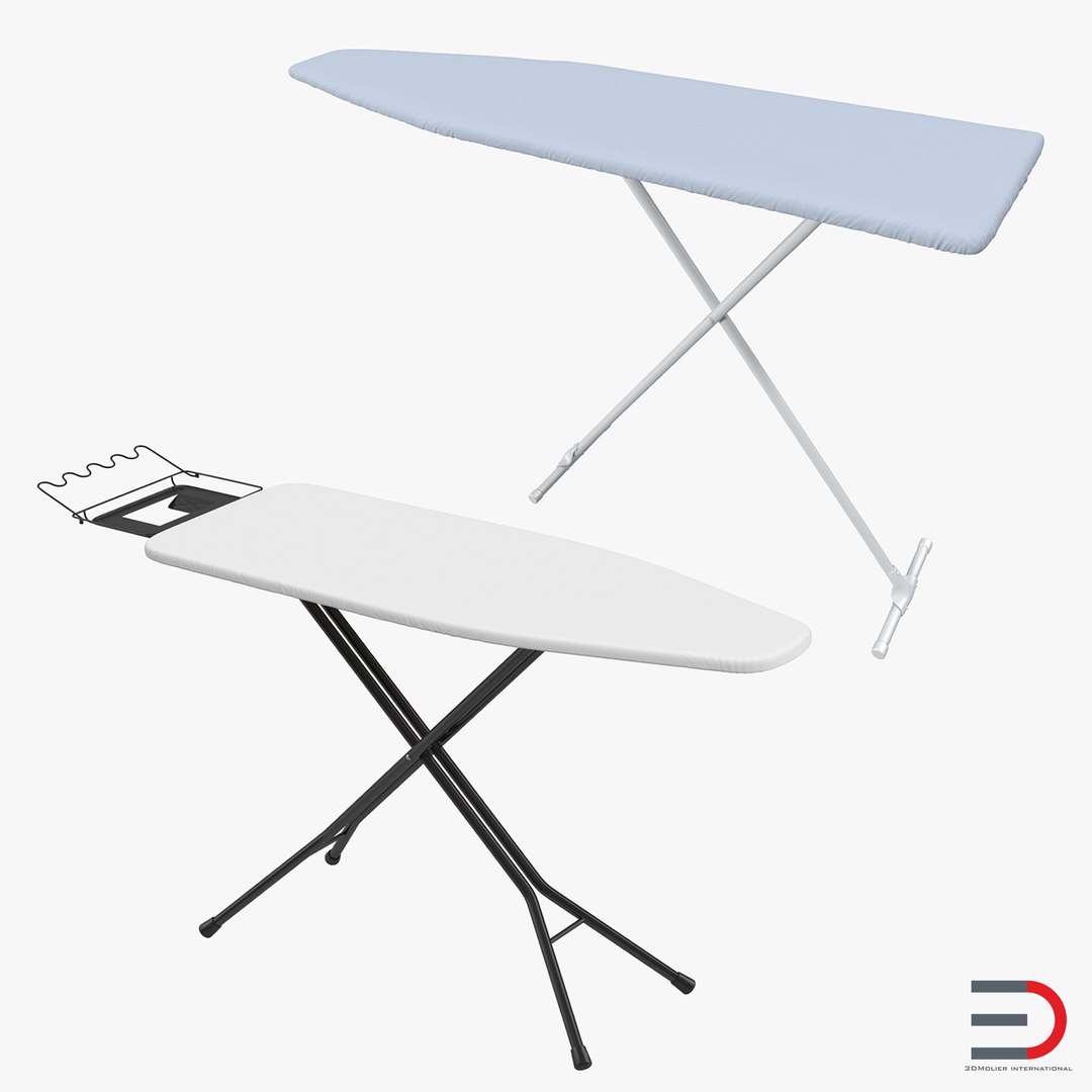 Ironing Boards 3D Models Collection 3D model preview