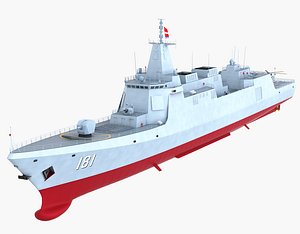 destroyer warship ship 3D