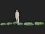 Highpoly LowPoly lithodora diffusa - Gromwell