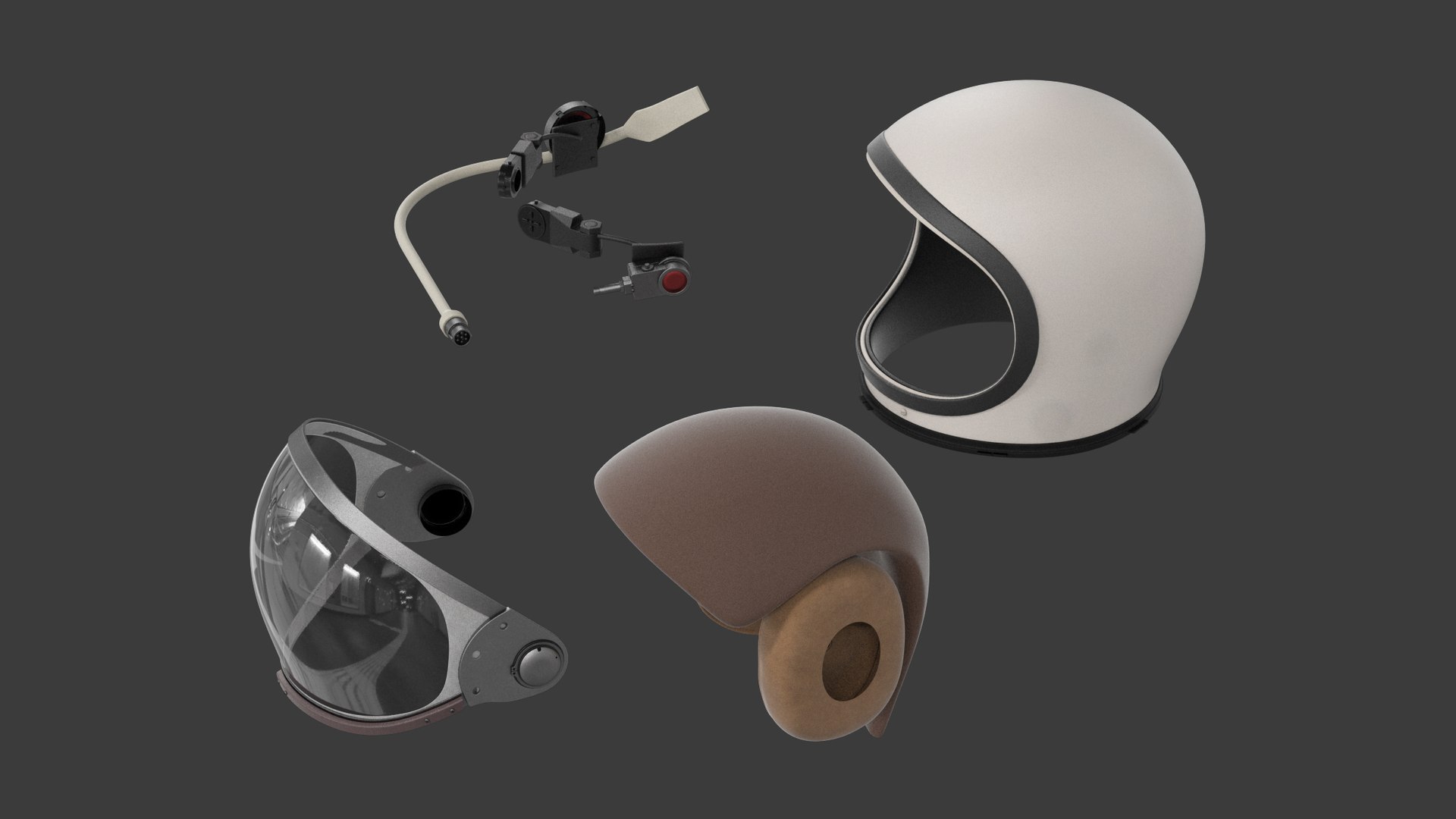 3D astronaut helmet model https://p.turbosquid.com/ts-thumb/nv/UNnjRp/bT3FI3VC/astronauthelmet008/jpg/1570625268/1920x1080/fit_q87/e99b850170e565692c3673744d1de6afaeb9fc1a/astronauthelmet008.jpg
