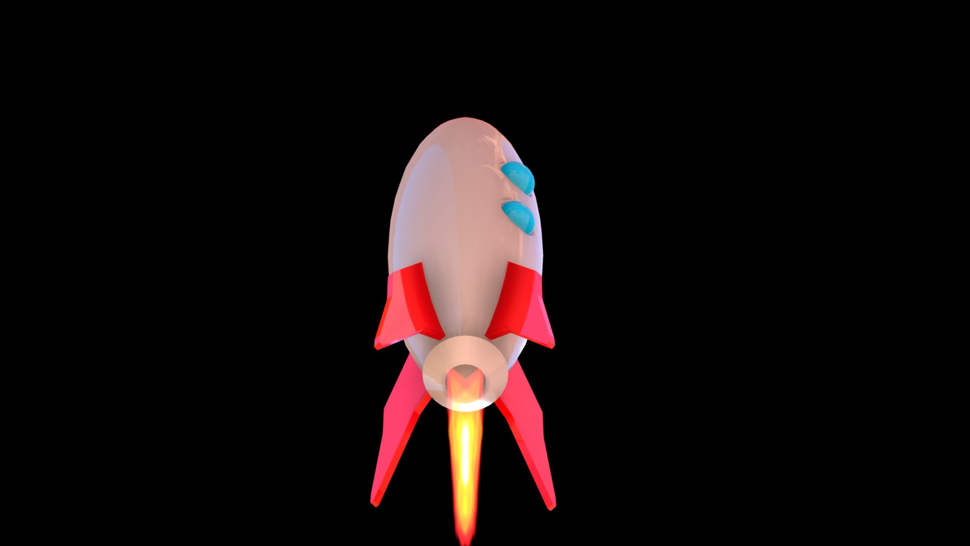 3D Stylized Space Rocket - TurboSquid 2227734