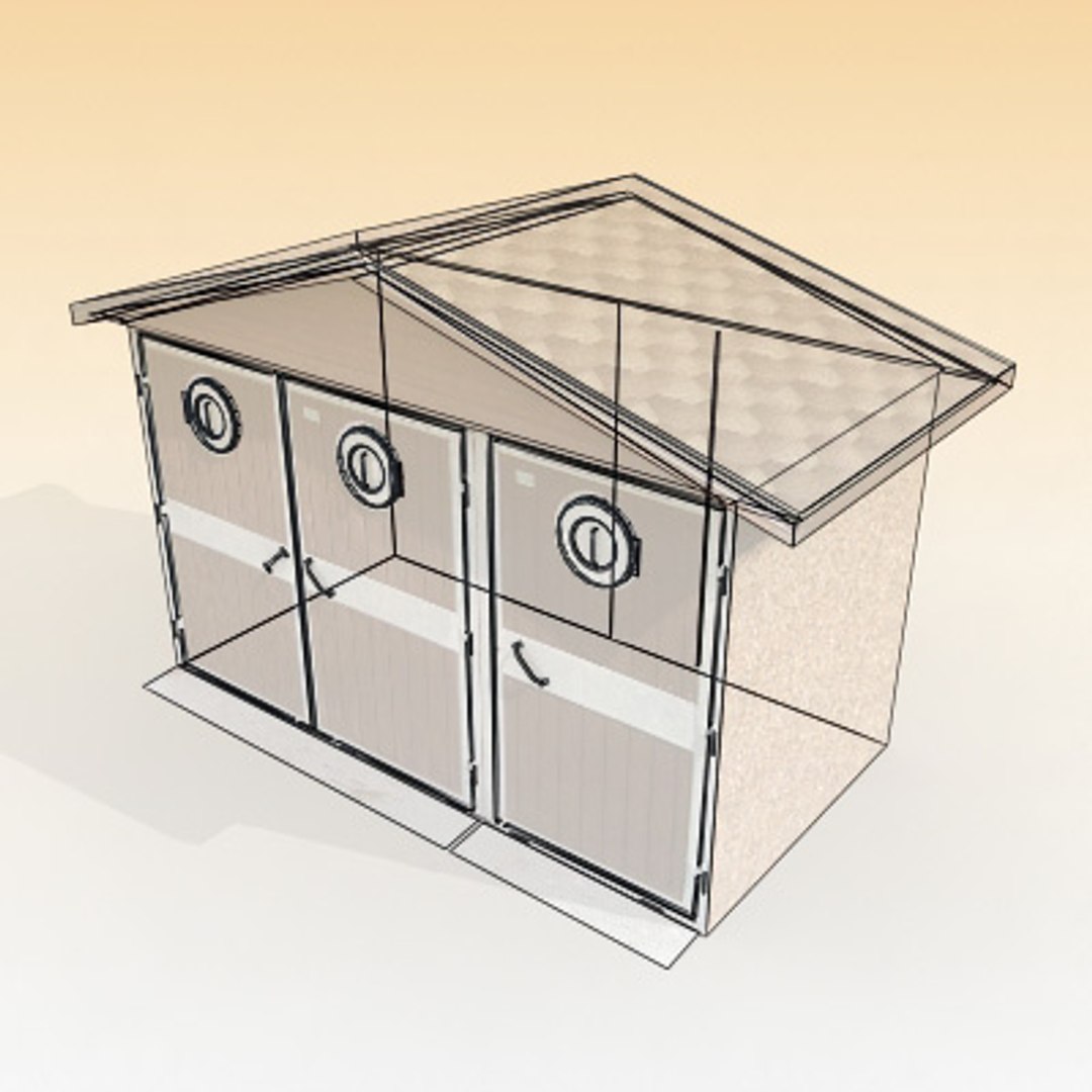 Litter House 3d 3ds