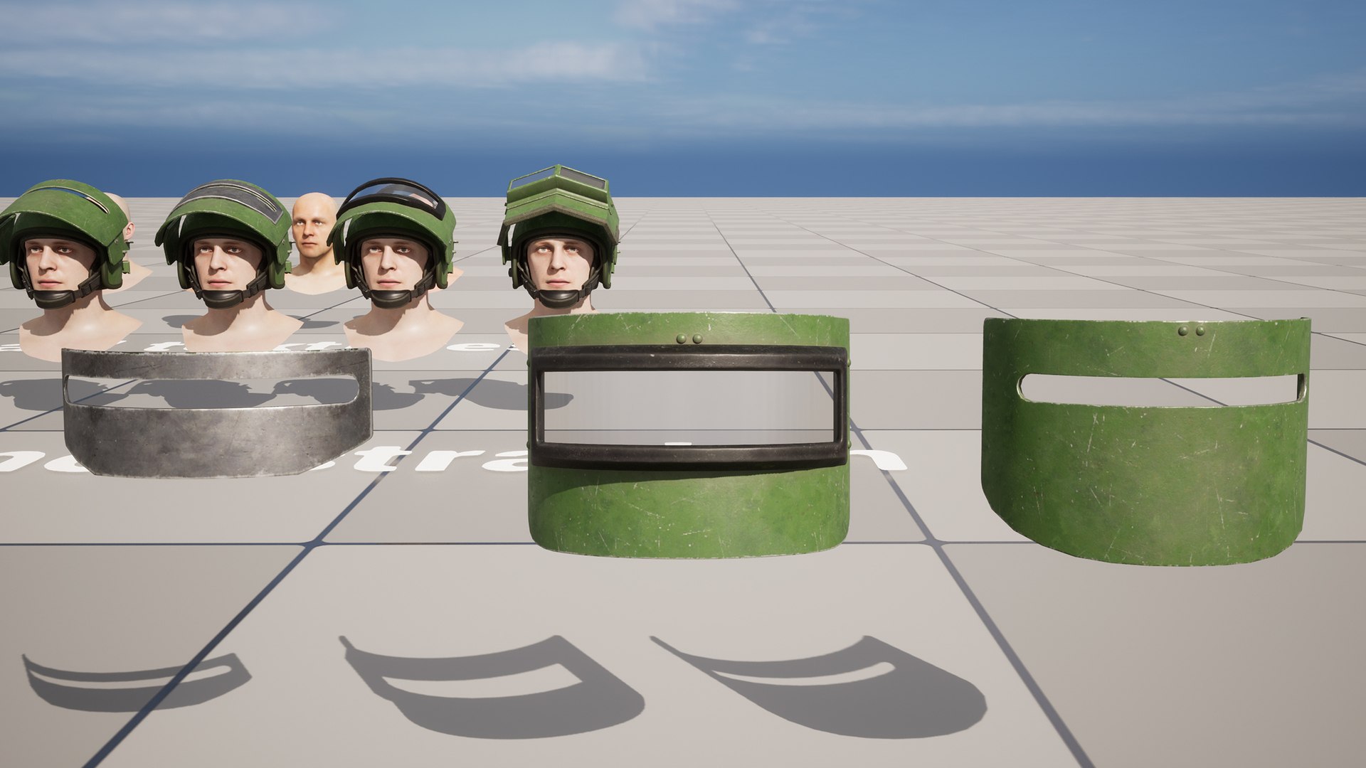 Modular Military Helmet ZSH-1-2M 3D Model - TurboSquid 1948168
