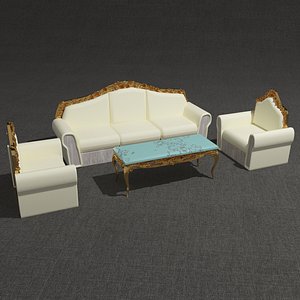 Sofa Set 8K 3D model
