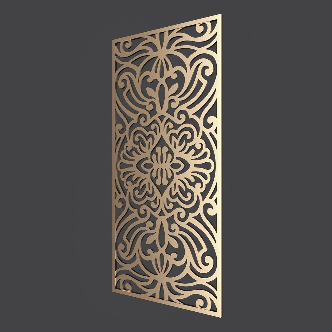 Decorative Panel 3d - Turbosquid 1536791