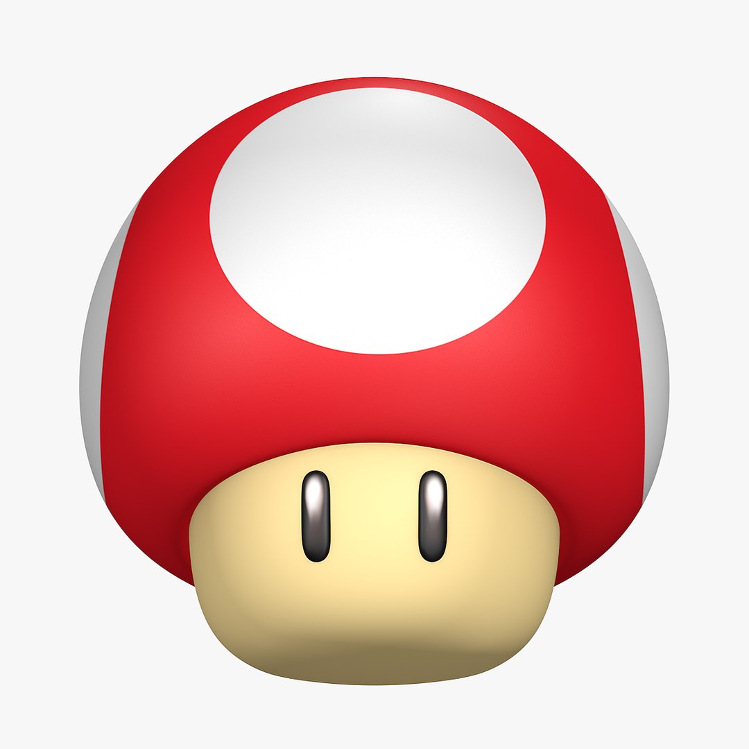 Mario bros Mushroom All Colors 3D model - TurboSquid 2060468