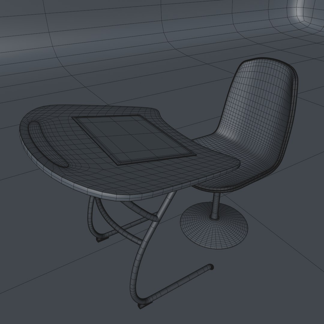 3D Sci Fi Desk - TurboSquid 1370869