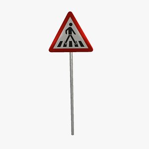 Traffic sign crosswalk model