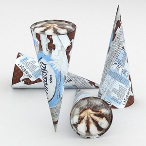3D ice cream cone