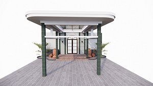 Canopy Main Entrance 3D model