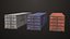3D Old Dusty 5 Cargo Container Single Mat All PBR Unity UE Textures