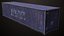 3D Old Dusty 5 Cargo Container Single Mat All PBR Unity UE Textures
