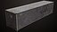3D Old Dusty 5 Cargo Container Single Mat All PBR Unity UE Textures