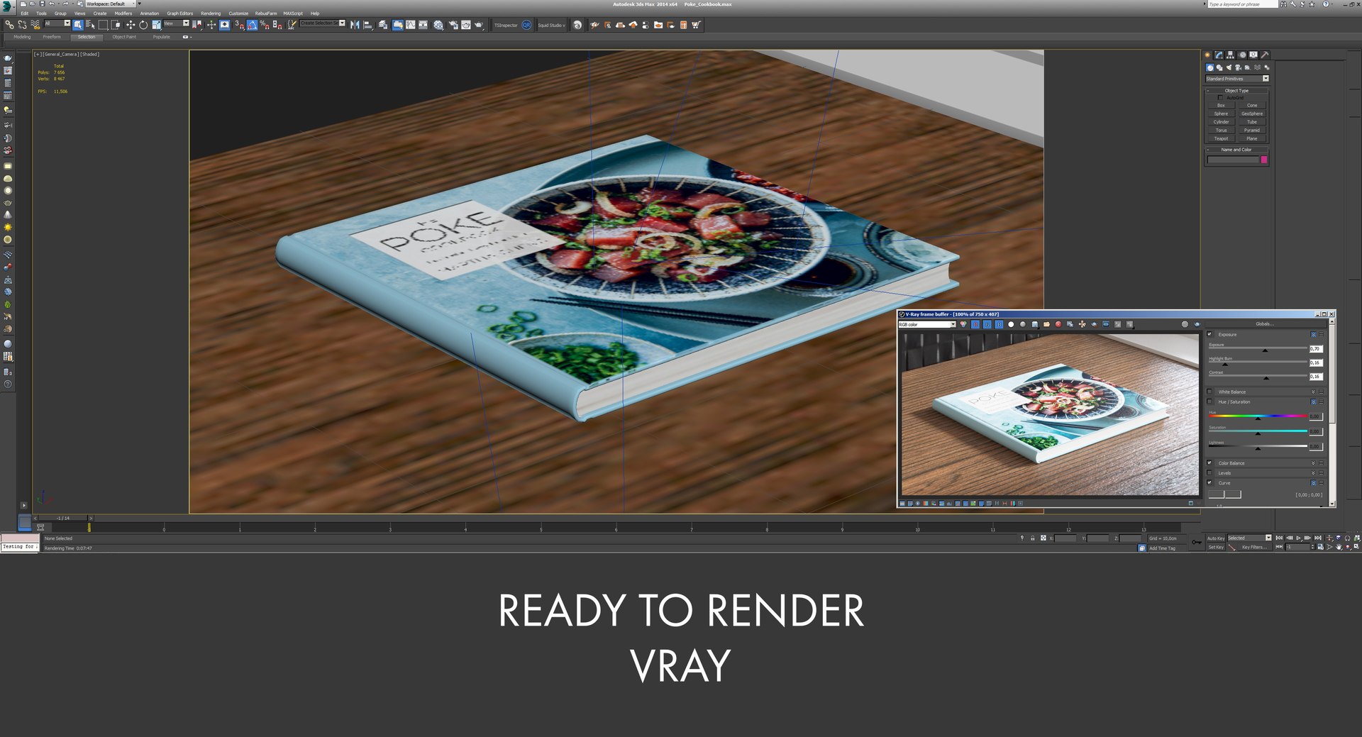 3D realistic poke cookbook - TurboSquid 1464695