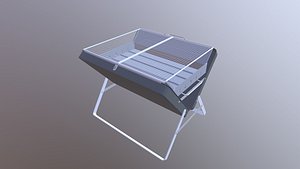 Camping BBQS Grills 3D