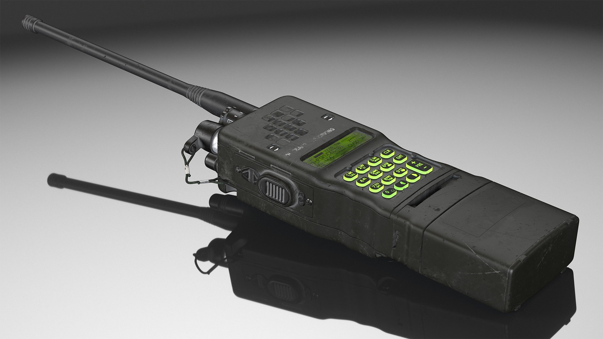 Military Walkie Talkie Dirty 3D - TurboSquid 1469190