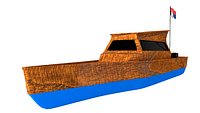 Serbia Wooden Boat