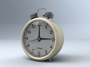 old clock 3d model