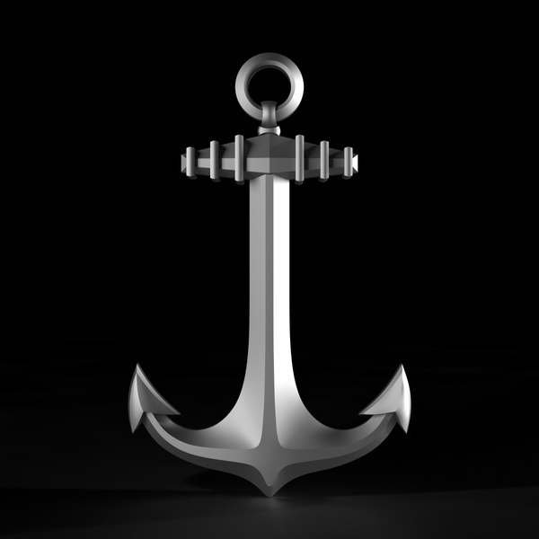 装饰船锚3D模型 - TurboSquid 1004188