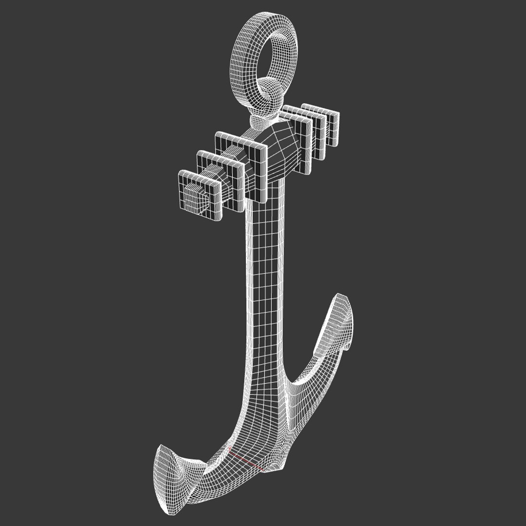 3d Model Ship Anchor
