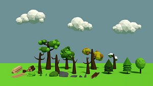3d nature pack trees