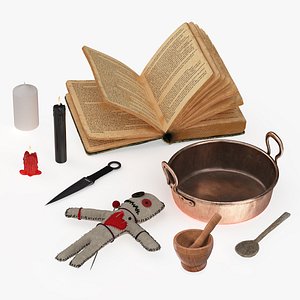 Voodoo Ritual Objects Collection