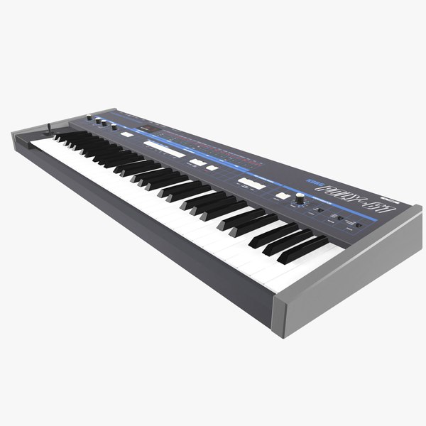 modelo 3d Korg Poly 61 - Teclado sintetizador - TurboSquid 2260087