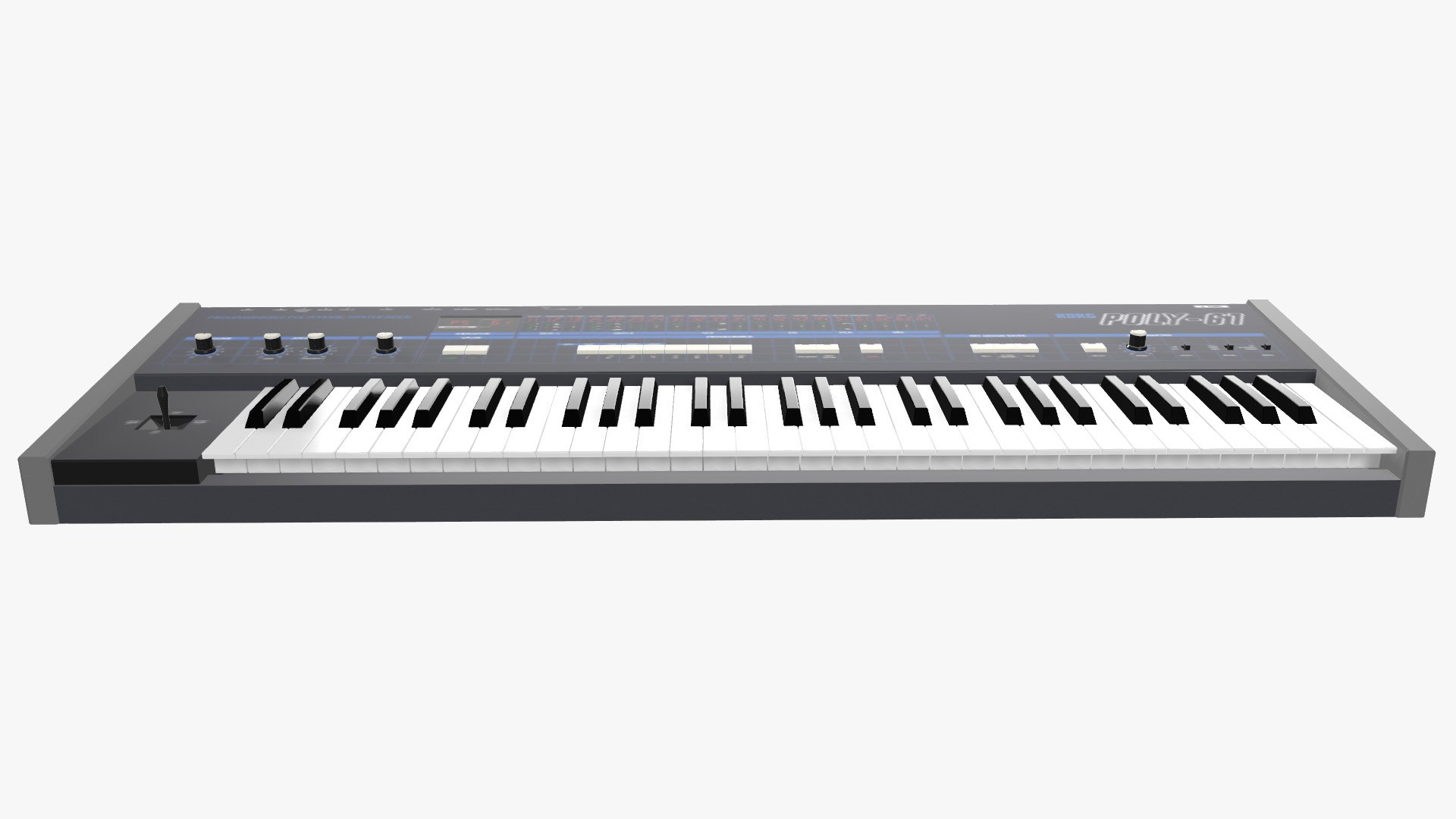 Korg Poly 61 - Synthesizer Keyboard 3D - TurboSquid 2260087
