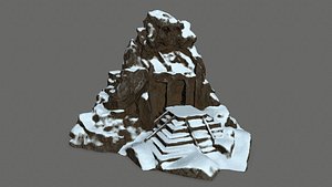 skull cave 3D model