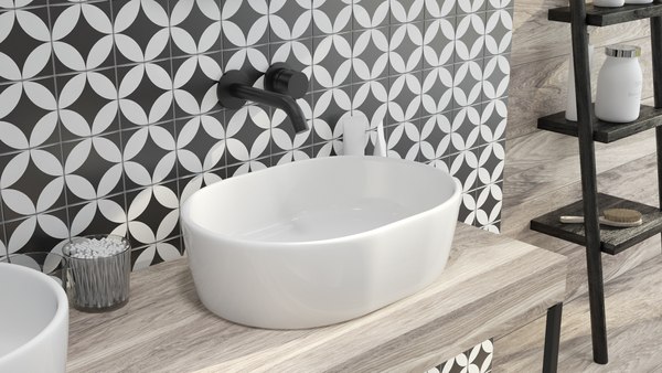 3D scene modern bathroom interior - TurboSquid 1436035