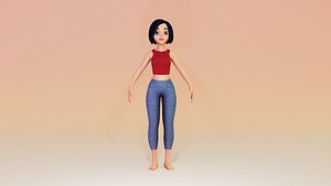 stylized woman