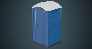 portable toilet 3D model