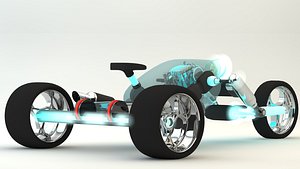 concept motorcycle 3d c4d