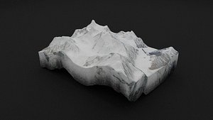 Gasherbrum II 3D model
