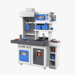 little tikes toy kitchen 3D model
