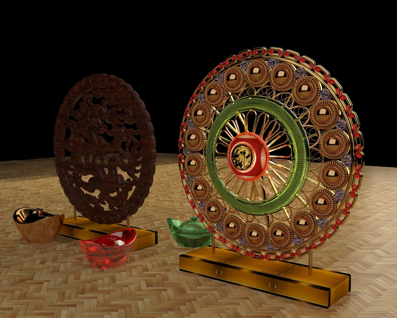 Chinese Carving 3D Model - TurboSquid 2212656